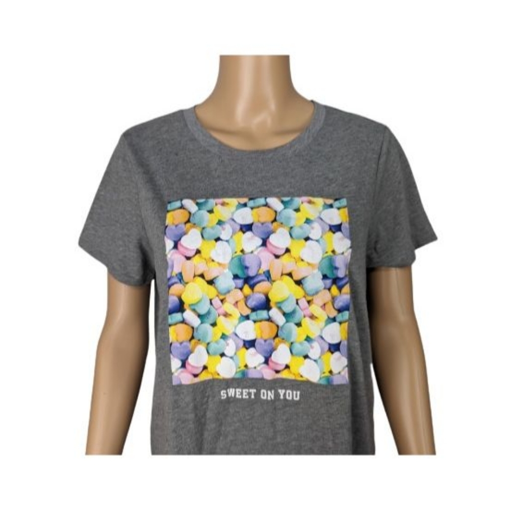 Old Navy Sweet on You Everywear Valentine's Day Graphic T-Shirt M - Picture 2 of 8